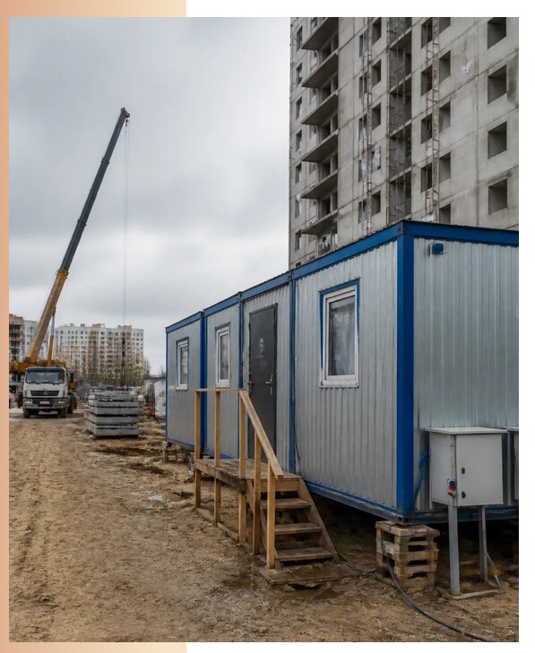 Аренда строительных вагончиков для рабочих в Баксане